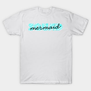 Mermaid squad in blue T-Shirt